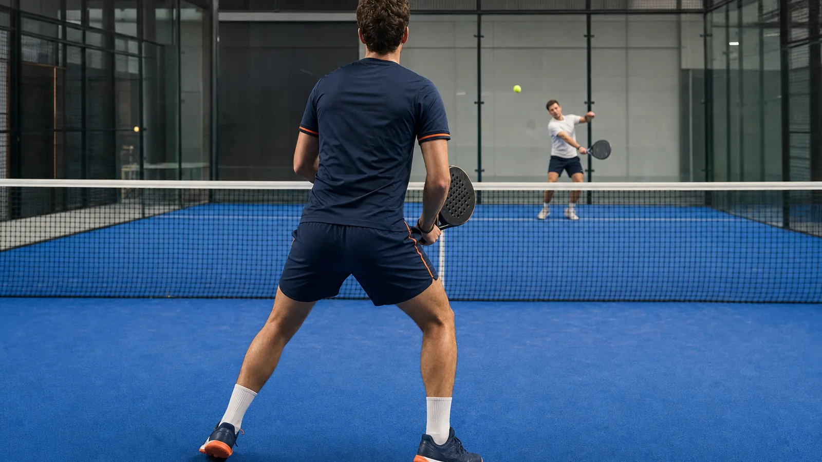 Illustratie bij padel, hardlopen en krachttraining in een week combineren zonder piekdagen